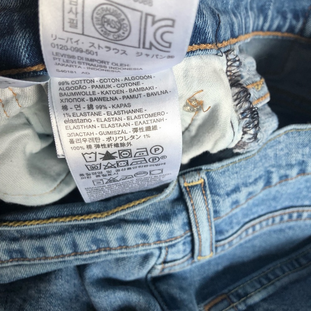 Levi’s High Waisted 505’s Straight Leg Jeans - Picture 4 of 6